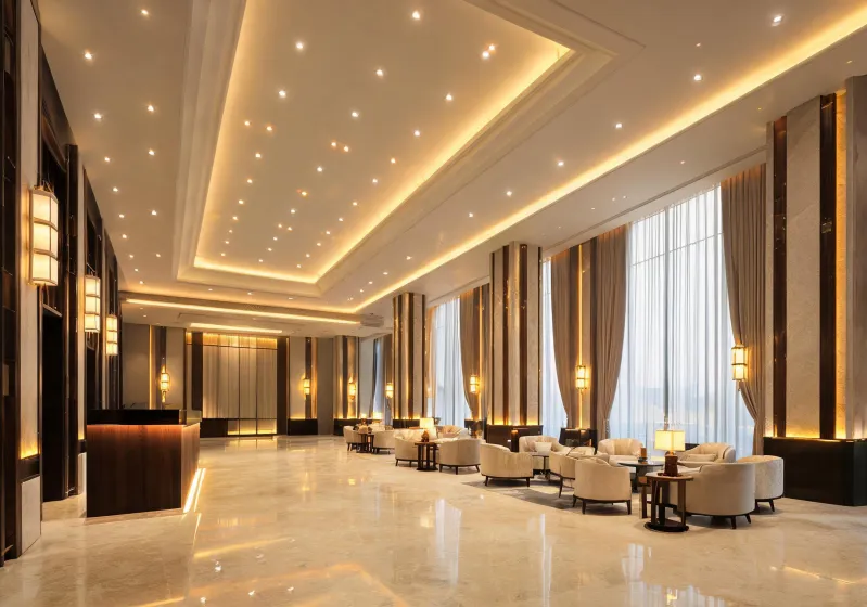 Hospitality warm lighting